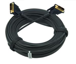 100 meter DVI hybrid AOC cable over fiber optic  without power supply