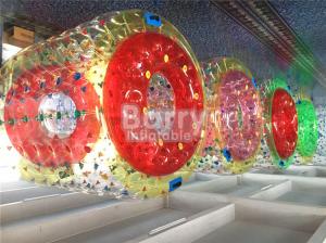 Outdoor Inflatable Water Toys Aqua Rolling Ball With PVC / TPU Material