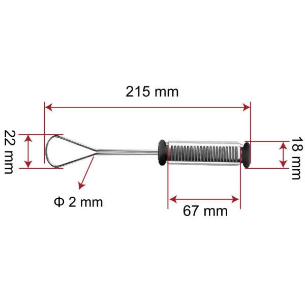 FTTH Stainless Steel Flat Cable Drop Clamp and Wire Clamp