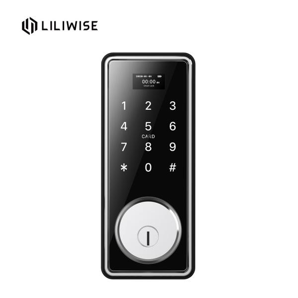 Intelligent Electric Single Deadbolt Smart Locks Biometric Keypad Digital WiFi