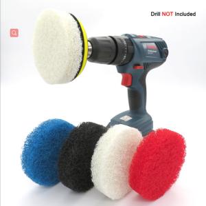 4  Double Sided Industrial Cleaning Scouring Pads 240 Grit For Polishing And Cleaning