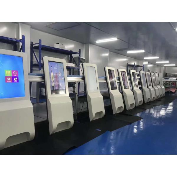 21.5'' Touch Screen Kiosk , 1920*1080p Automatic Sanitizer Kiosk