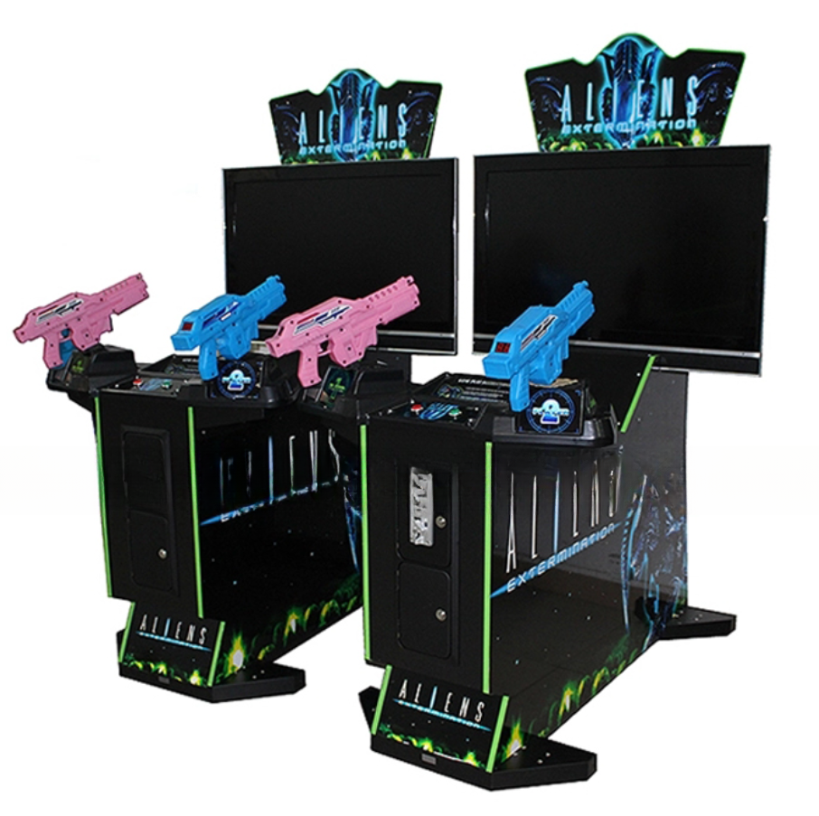 32LCD High Definition Screen Video Shooting Game Machine For Indoor Game Zone
