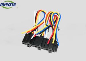 China yamaha wiring harness SPDT 5 Pins Car Automotive Relay wire socket harness connector complete engine wiring harness on sale
