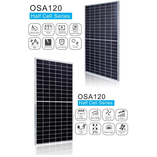 Full Black 440W 445W 450W 455W 460W Solar Panel Monocrystalline Solar Panels Half Cell Solar Panel Kit For Homes