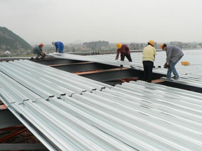 PLC Control System Floor Deck Roll Forming Machine Cr12 Roller Material