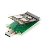 USB3.0 to mSATA SSD External USB 3.0 Conveter Adapter without Case No USB Cable