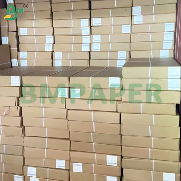 High Stiffness 2/3 inch Core Size White CAD Plotter Printing Paper Rolls