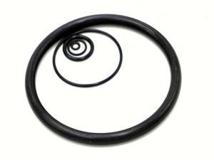 Black NBR O Rings Oil Resistance 70 - 90 Shore Hardness For Gas Compressors