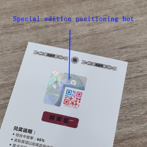 Buy cheap Customized Size Security QR Code Labels Roll Waterproof Paper Carton 10000 Pieces product