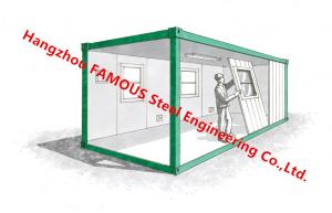 Buy cheap Light Steel Structure Flat Pack Container Conversion Units And Shipping Mobile Park Homes product