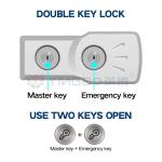 Secure Your Valuables With YB/FG-128 Fire Proof Lockbox Key Unlock And Anti