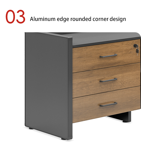 Support customization Modern Office Boss Table And Chair Combination Large Shift Desk For Single Person