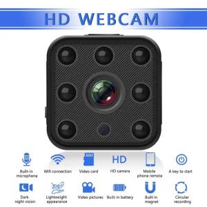 SD Card CCTV Mini WiFi Security Camera 1920x1080P 900mAh Phone Remote