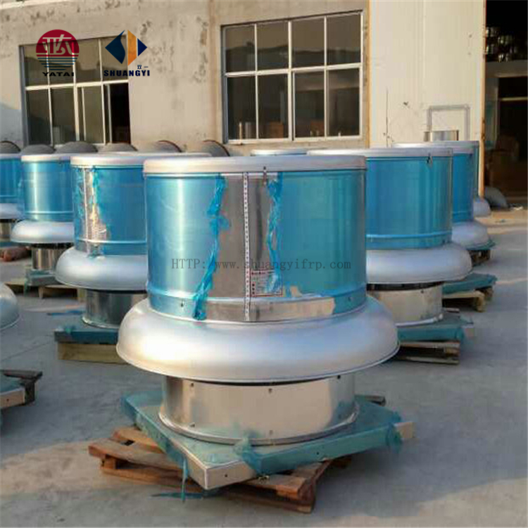 High Material Corrosion Resistant Variable Speed Motor Roof Automation Centrifugal Fan