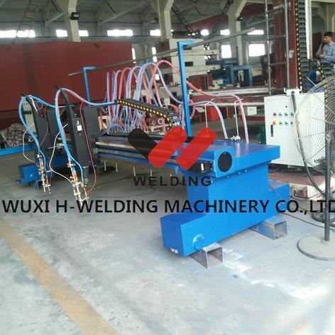 Quality Aluminum CNC Plasma And Flame Cutting Machine With Nine Strip Cutting Torches for sale