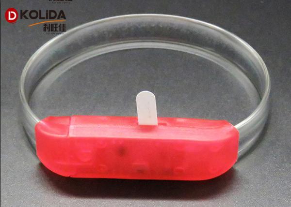 Quality Multi Color Blinking Flashing Reflective Armband Light Up Bracelets For Event Party for sale