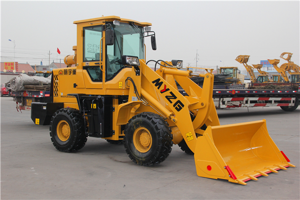 0.8 Ton Wheel Loader 0.6m3 Rated Bucket Capacity for High Productivity and Performance