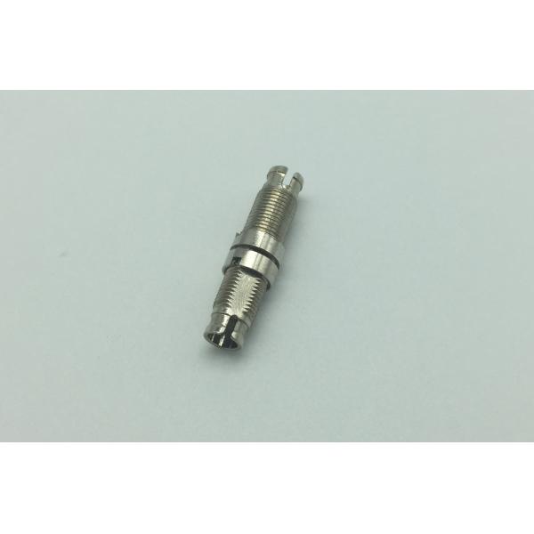 DIN To DIN Simplex Fiber Optic Adapters Singlemode Multimode Metal Body 0.2dB