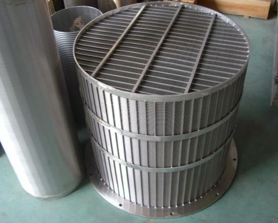 Quality STAINLESS STEEL WEDGE WIRE ROLL SCREEN / DSM STARCH SCREENS FROM XINLU METAL WIRE MESH FACTORY FOR WEAST TREATMENT for sale