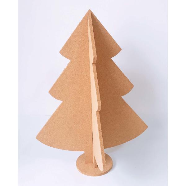 22x17x1cm Nontoxic Decorative Cork Board Handicraft Kindergarten Christmas Tree