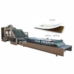 Automatic High Speed Sheet To Sheet Flute Laminating Machine For Corrugated Cardboard