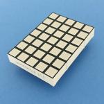 4.9mm Square 5 x 7 Dot Matrix Display Wide Viewing Angle For Moving Signs
