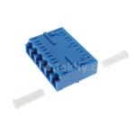 LC/UPC 6 Ways Adapter , SM OS2, Blue ,Without Flange Single Mode for Network