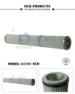China Pool Pump Cartridge Filter Element Industrial Polyester Cylindrical Thread on sale