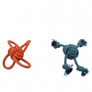 China Hemp Rope Knot Durable Pet Toys Puppy Hand Woven Bite Resistant Teeth Grinding 65g on sale
