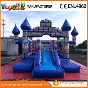 Buy cheap Large Inflatable Bouncer Slide , water-proof Inflatable sport games product