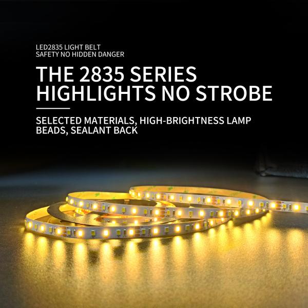 Quality 12V 120 SMD 2835 LED Strip Ultra Narrow Plate Width 5mm Indoor / Outdoor Lighting for sale