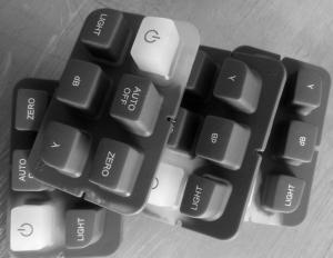 Buy cheap Programmable Silicone Rubber Keypad , Silicone Flexible Keyboard With FPC Tail product