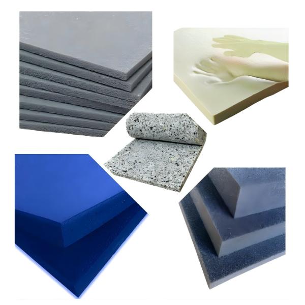 Splitting Block Foam Into Thin Slices Horizontal PU Foam Cutting Machine With Delta VFD Worktable And Air Suction Device For Precision Cutting