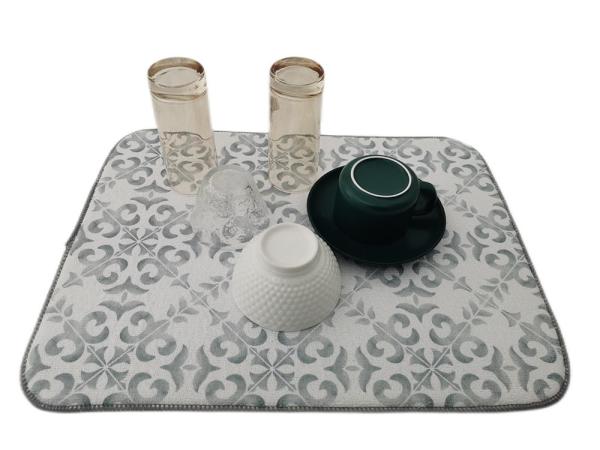 Quality Microfiber Kitchen Mat Counter Drying Mat All Polyester for sale
