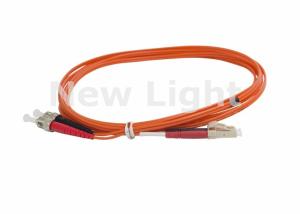 China Single Mode ST LC fiber patch cable 2.0mm Diameter For Local Area Network on sale