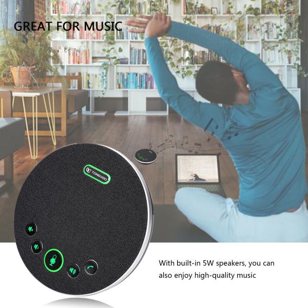 Quality Full Duplex USB Conference Speakerphone Omnidirectional Microphone for sale