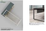 Space Office Workstation of Open 2 Shelves for Customizable and Versatile