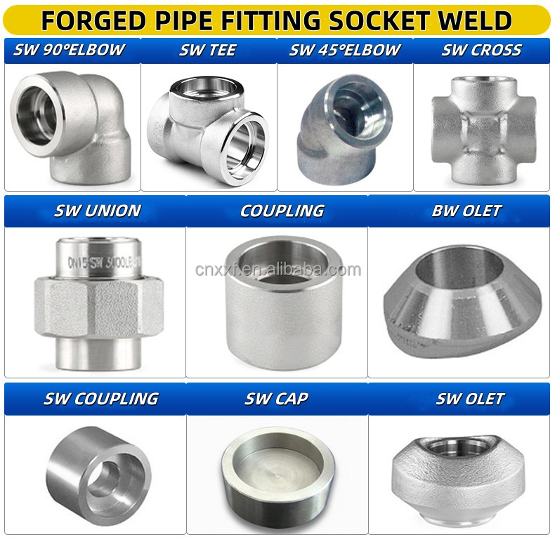 ISO Standard NXF Alloy B-2 UNN N10665 W.Nr. 2.4617 DN 6-80 Socket Welding Union SW Customized Support Pipe Fittings