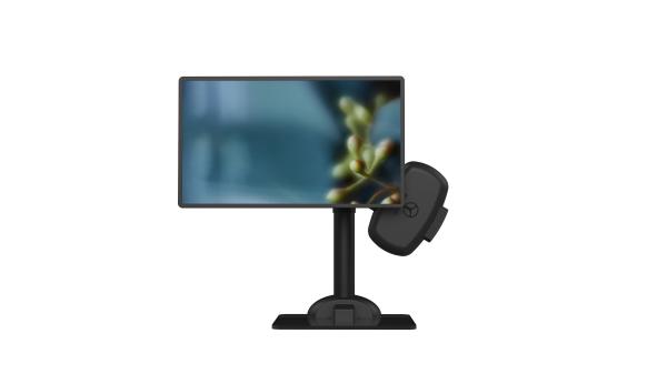 Quality Aluminium Alloy Monitor Swivel Arm Automatic Rotation Laptop Stand Lifting for sale