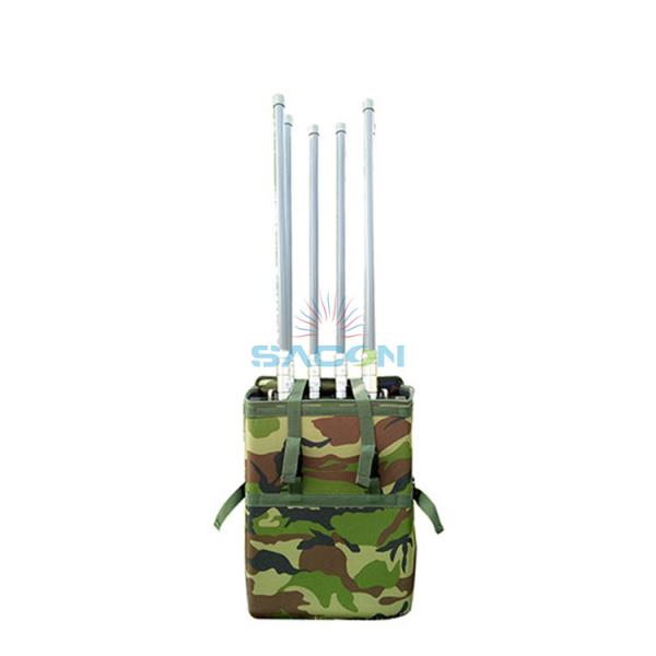 Quality 6 Antennas 75w 100m Manpack Phone Signal Jammers for sale