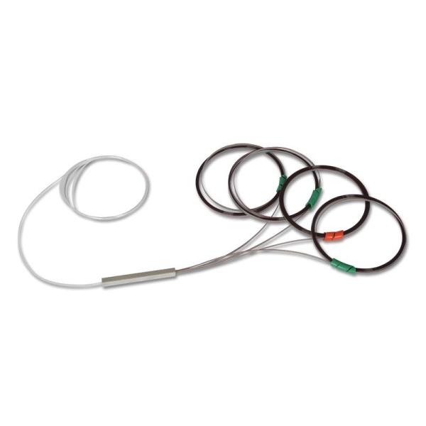 Quality Mini Steel Tube PLC Fiber Optic Splitter Without Connector FTTH Fiber Optic Coupler for sale