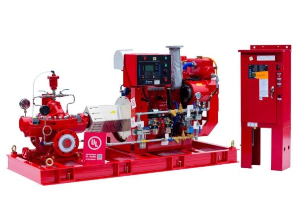 Quality High Performance Split Case Fire Pump , Fire Fighting Water Pump 180kw Shaft Power for sale