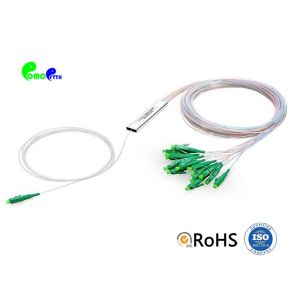 Buy cheap Fiber Optic PLC Splitter 1x16 Blockless With LC APC 9 / 125μm Connector product