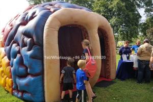 China Inflatable Mega Brain Model Organs Exhibition Giant Human Big Brain Tent on sale