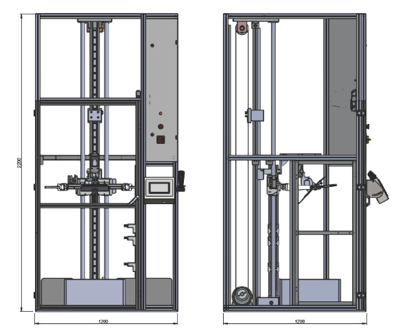 High Precision Positioning Directional Drop Testing Machine With AC Servo Motor