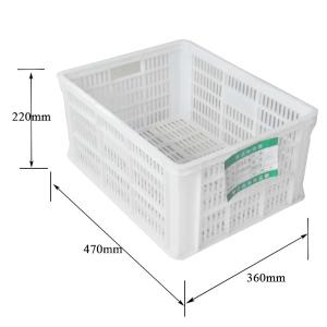 China White Transport Stackable Plastic Crate Plastic Folding Storage Boxes on sale