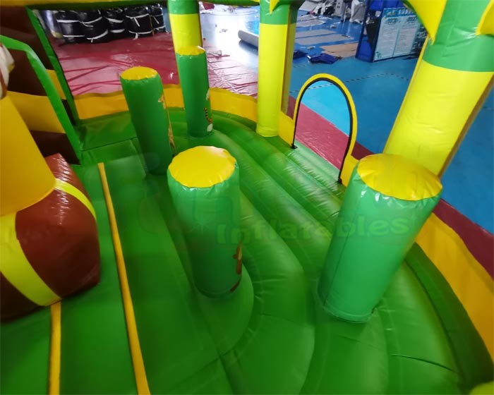 Toddler Jungle Park Jumping Combo Inflatable Bouncer Slide
