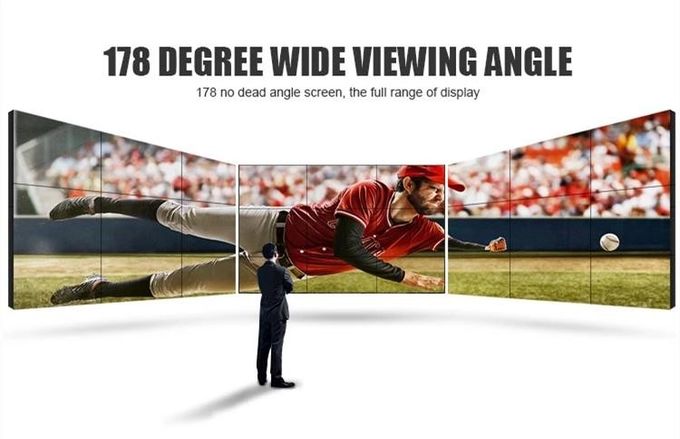 46 49 Inch 55 Inch Indoor LCD Advertising Screen 4K Display Controller 2X3 3X3 3X2 2X2