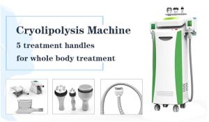 non invasive fat reduction procedures cryolipolysis cavitation rf multifunction machine